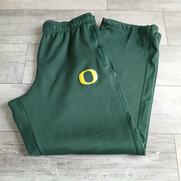 Nike Oregon Ducks Therma Fit XXL Pants Green Track Training Gym Sportswear - Picture 1 of 13